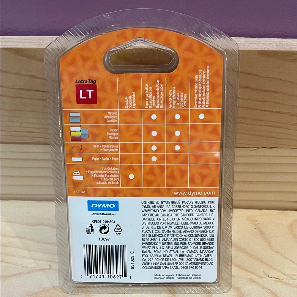 DYMO LetraTag Label Refills Bundle – 3 Pack (NEW & Sealed)